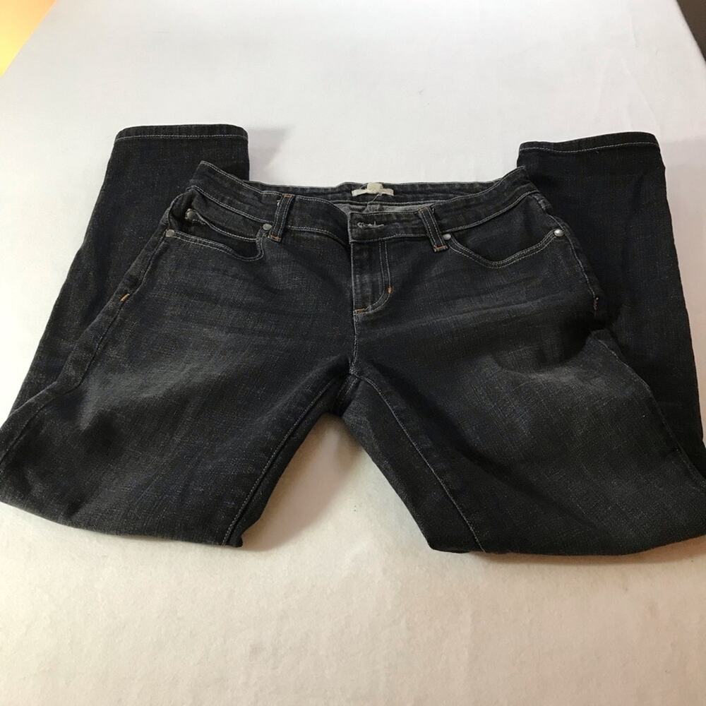Eileen fisher womens size 2 organic cotton stretchy black jeans